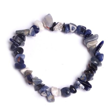 Nytt Oregelbundet Naturligt Kristallsten Armband Pärlor Rosa Blå Kvarts Ametist Aventurin För Smyckestillverkning Diy Pararmband