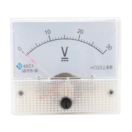 85C1 Analog Panelmätare Voltmeter DC Volt Spänningsmätare Mätare DC 0-30V [DB]