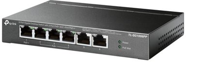 TP-Link | TL-SG1006PP | Unmanaged Switch | 6x Port | 1Gbit/s | 64W PoE