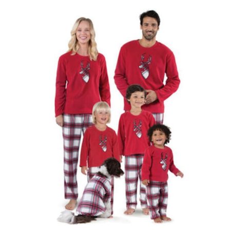 Jultomten Pyjamas för Föräldrar och Barn