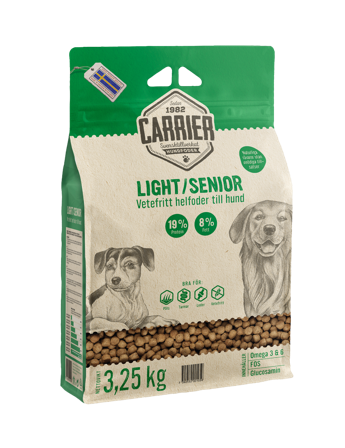 Carrier - Lett/senior 3,25 kg - Hund - Hundefôr & hundemat - Tørrfôr for hund - ZOO.no
