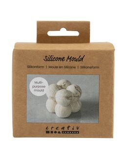 Formen aus Silikon - Quadrat mit großen Blasen - Creativ Company