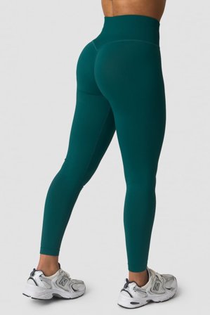 Define Seamless V-Shape Tights Petrol Green