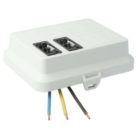 Rutab 1134227 Lock för kraft, svart 2xWago 3-pol, Installationsmaterial