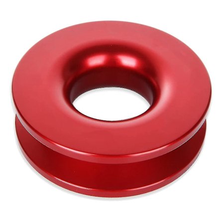 Myk Sjakkelring, Snatch Ring For Atv Utv Suv Lastebil 41000 Lb, Rød