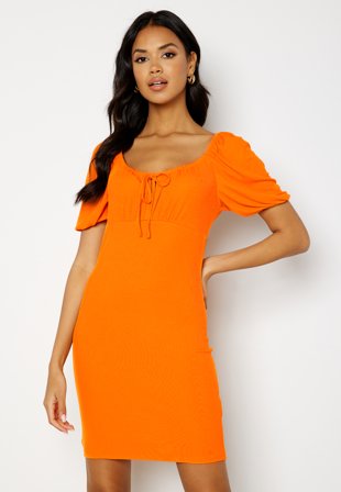VERO MODA Salli 2/4 Mini Dress Oriole Klær