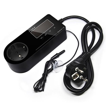 Intelligent Digital Termostat EU-kontakt Temperaturregulator Akvarium Reptil