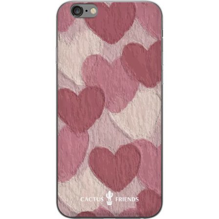 Yhteensopiva Puhelinkuori Apple Apple iPhone 6 Plus Cactus and Friends - Blush Paper Hearts