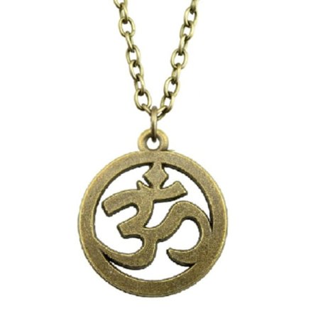 Choker OHM AUM Brons Symbol Buddhism Halsband Brons