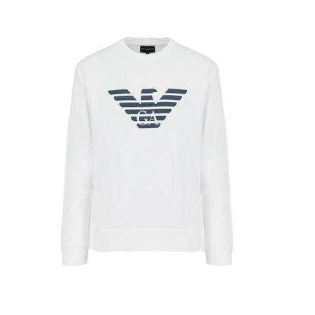 Emporio Armani Sweatshirts Hoodies Hvid, Herre