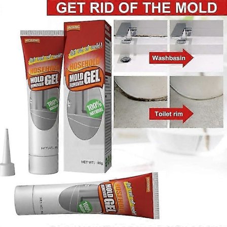 2x Skimmel Fjernelses Gel Til Vaskemaskine Gummi Ring, Køleskab Tætningsliste, Vask Kant, Døre Og Vinduer - YYA