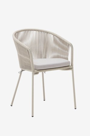 Kave Home - Stol Yanet 4-pakning - Natur - Spisestoler - Fra Homeroom