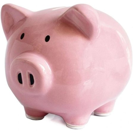 Classic Ceramic Piggy Bank for Saving Money