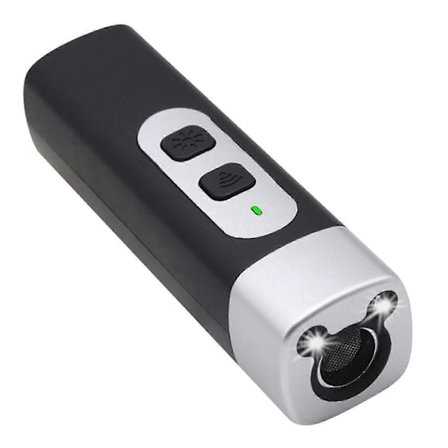 Anti-gø enhed til hunde, bærbar hundegø afskrækningsenhed med LED-lommelygte til udendørs brug, til små, mellemstore og store hunde