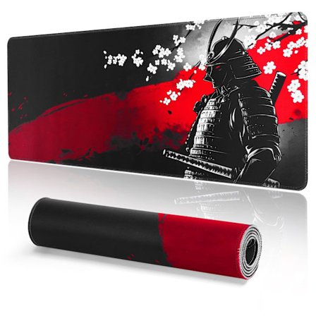 Stor Gaming Musematte (800 x 300 x 3 MM) XL Utvidet Skrivebordsmatte, Japansk Musematte, Gaming Tastatur Musematte, Stor Skrivebordsunderlag med 
