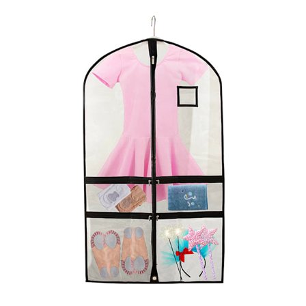 Klespose for dansende barn, hengende, vanntett PVC reisepose