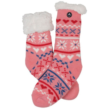 Avignon W's Heat Max Sock Heart Pink
