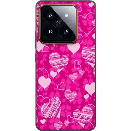 Yhteensopiva Puhelinkuori Xiaomi Xiaomi 14 Pro PopSydänKuviointi