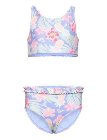 Roxy | Tropical Story Crop Top Set | 98