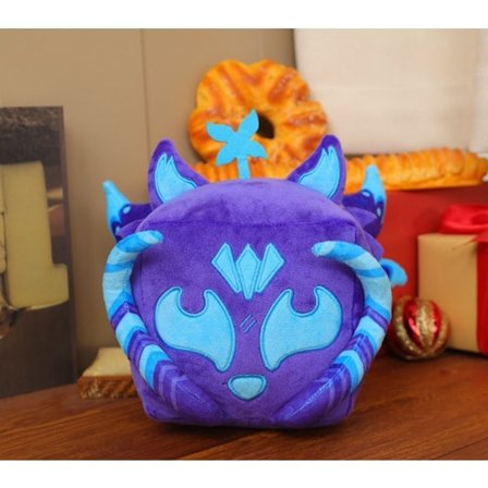 Blox Fruits -peliin liittyvä paholaishedelmähedelmälaatikko nukke pehmolelu, sopii kodin sisustukseen, lahjoja pojille ja tytöille Fox Box/NT/