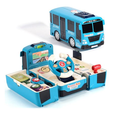 Rat Bus Inertia Bus Legetøj BLÅ