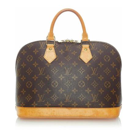 Louis Vuitton Vintage, Handbag Bruin, Dames, Maat:ONE Size