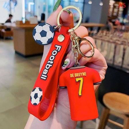 Fodboldtrøje nøglering tegneserie og dukke nøglering Creative Fashion