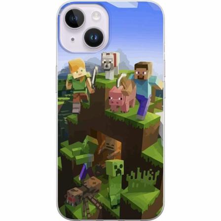 Apple Iphone 14 Mjukt Skal - Minecraft