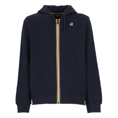 K-Way Hoodie , Blauw , Heren , Maat: S