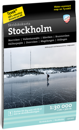 Calazo Skridskokarta Stockholm 1:30 000