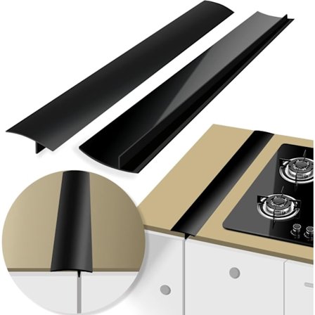 Spaltfyllare för spis och bänk, silikonspaltsskydd mellan spis och bänk, 21 tums spis