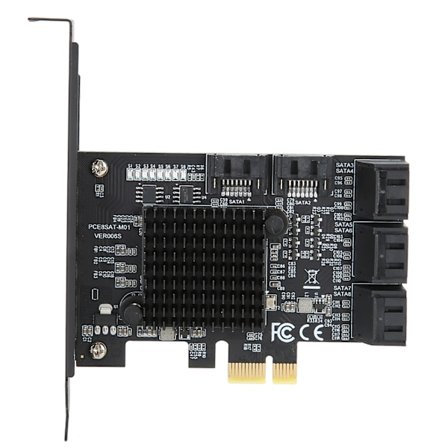 PCI E till SATA3.0 expansionskort 8 portar adapter stigar kort stationär dator tillbehör