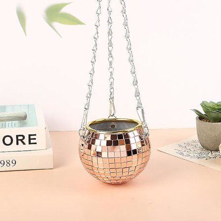 Discokula Hängande Blomkruka för Inomhusväxter Blomplanteringshängande Korg