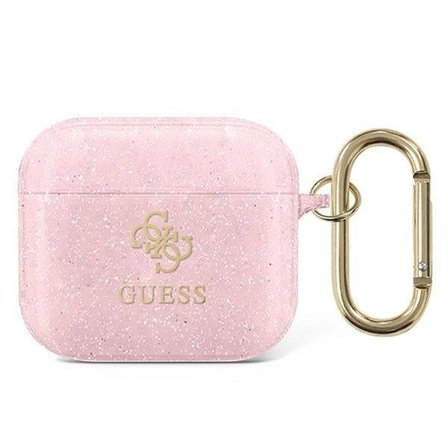 Guess Glitter Collection Skal AirPods 3 - Rosa