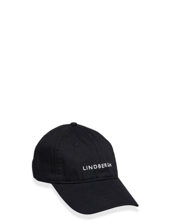 Logo Baseball Cap Black Lindbergh