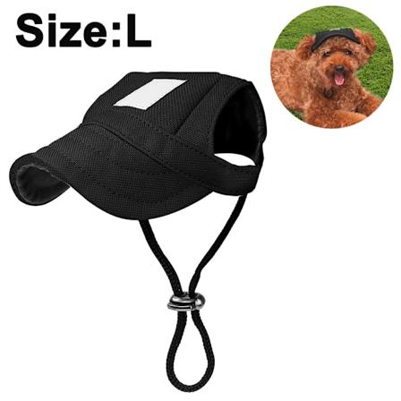 Hundehette, Baseballcaps for kjæledyr/Hundesportscaps/Solskjerm med ørehull og hakerem for hunder og katter