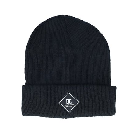 DC - Nero cuff Beanie - Label Beanie Black Cuff @ Hatstore