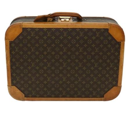 Louis Vuitton Vintage, Pre-owned Canvas travel-bags Bruin, Dames, Maat:ONE Size,leer