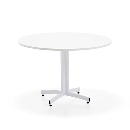 Kantinentisch SANNA, Ø1100x720 mm, weiß