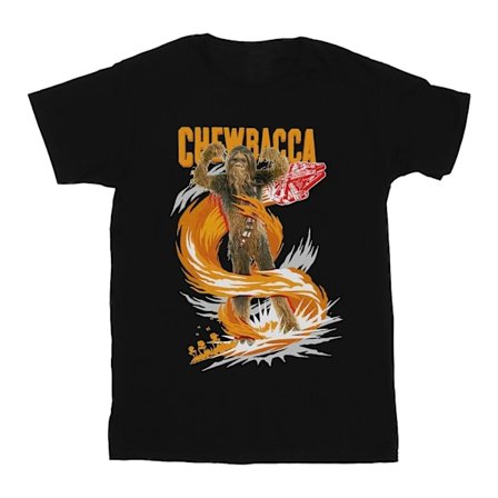 Star Wars Boys Chewbacca Gigantic T-Shirt 5-6 år Svart