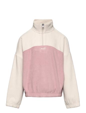 Kids Girls Sweatshirts Sweat-shirt Genser Rosa Abercrombie & Fitch
