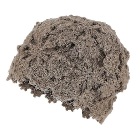 Varm stickad mössa stickad mössa för vinterbruk dam