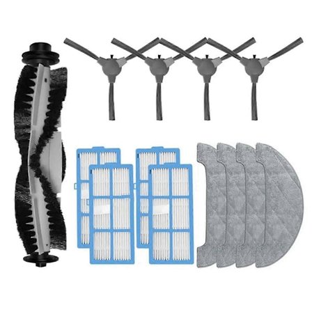 Til E1 Robotstøvsugere Rulle Hoved Sidebørste Filter Moppeklude Klud Reservedelstilbehør Udskiftning