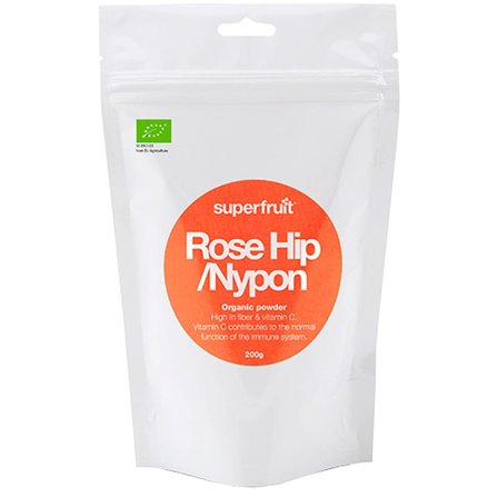 Superfruit Nypon hybenpulver Ø 200 g, Helse & Madvarer, Madvarer, Øvrige Fødevarer