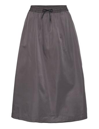 Elayne Skirt Polvipituinen Hame Harmaa Blanche