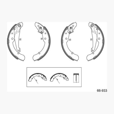 Biltema - Bremseskosett