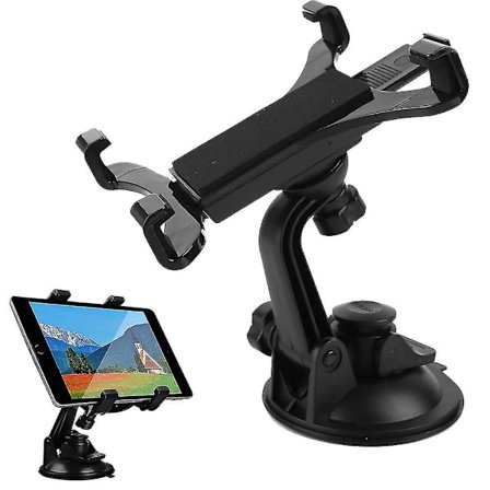 Bil Tablet Holder Mount Kompatibel Med Ipad, Sugkopp Tablet Holder Stativ For De Fleste 7-10 Tommers Tablet
