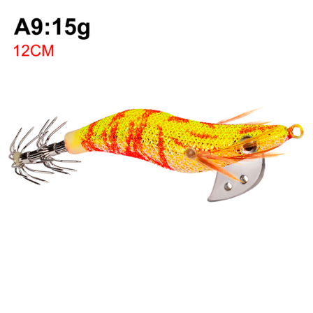Räkor Squid Hook Simulering Set Av Squid Road Sub-bait Fishin