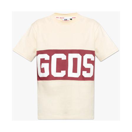 Gcds - T-shirts - Beige - Herr - Storlek: S, Herr, Storlek: S