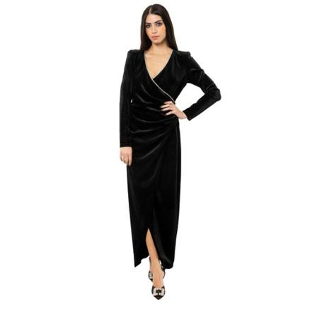 Simona Corsellini, Long dress Czarny, Kobieta, Rozmiar: S